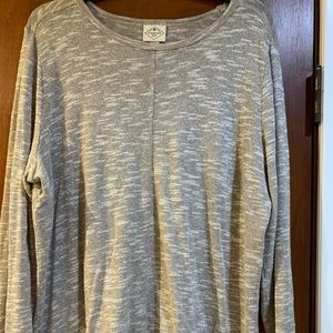 Tan long sleeve top